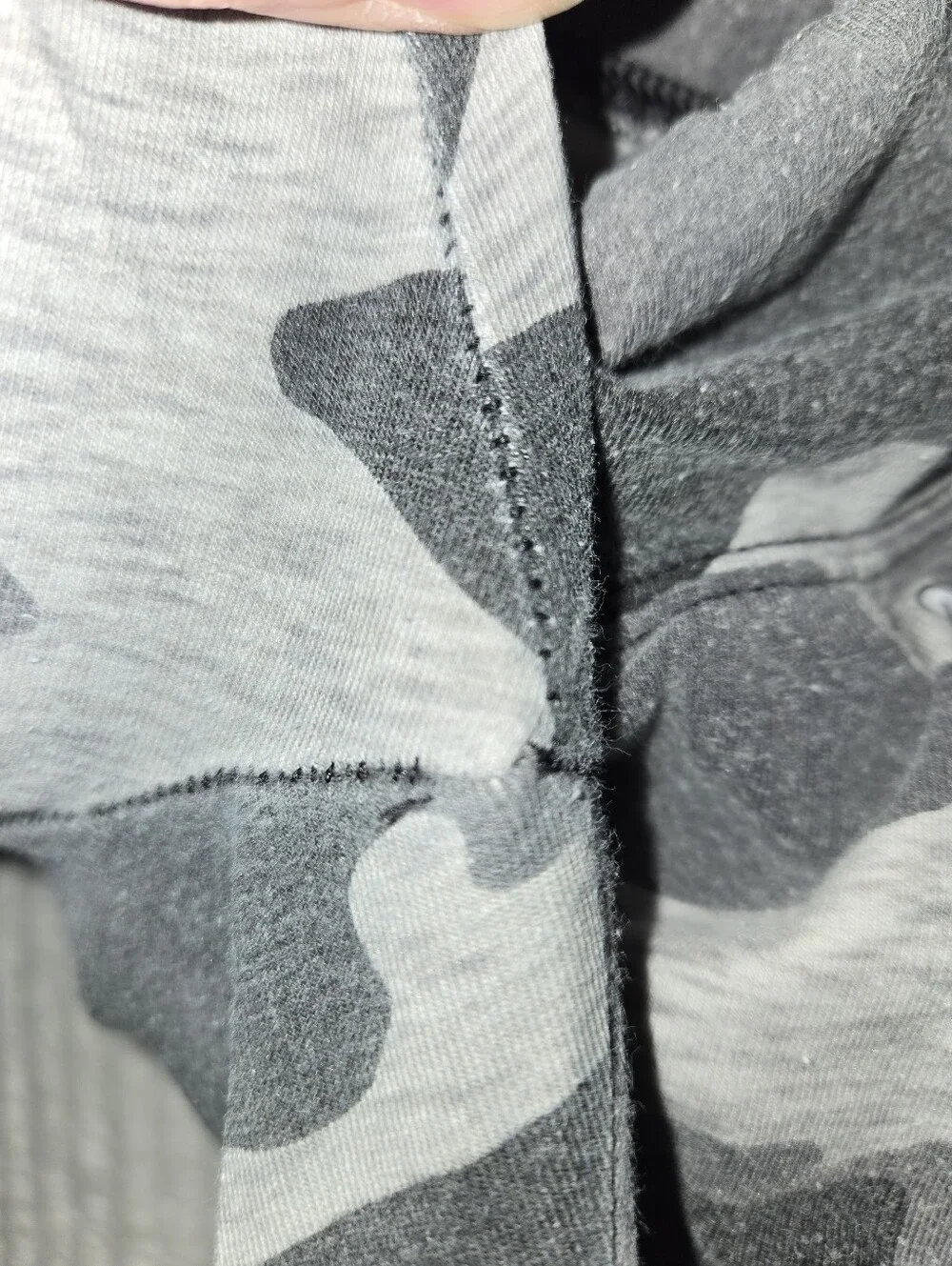 Justice Grey Camo Leggings - L